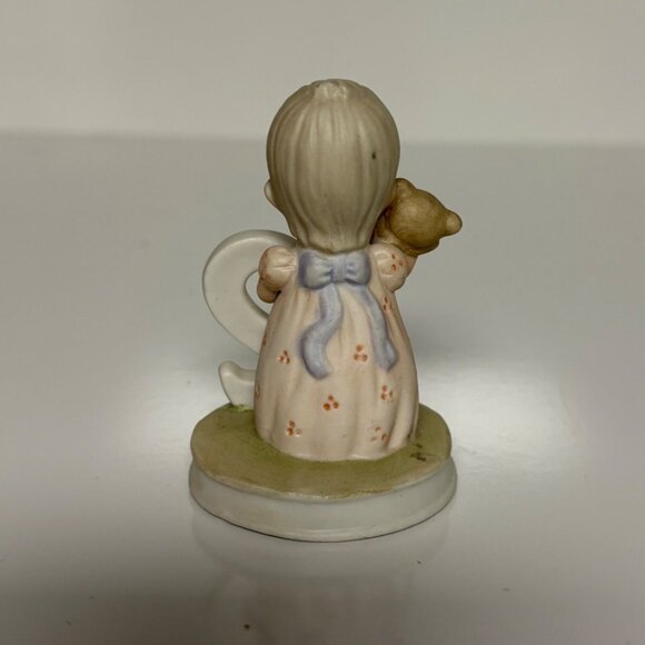 Lefton Christopher Collection Birthday Girl Figurine Age 2 #03448B Vintage 1982 - Picture 3 of 7